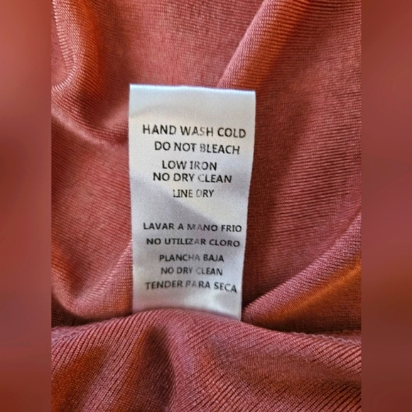 NWOT Mable Emersyn Dress Mauve Pink Slinky Mini Button Down Bodycon Size Large - Picture 9 of 10